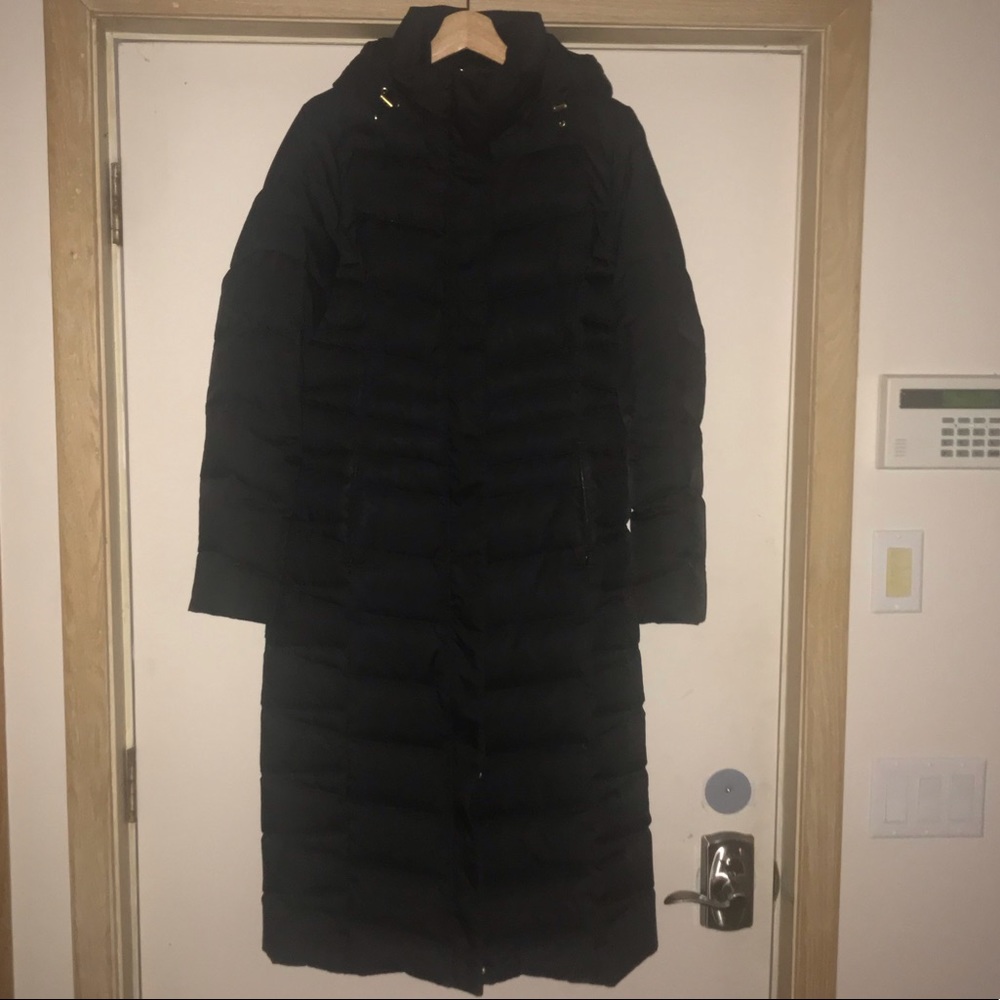 Landsend SMALL/TALL Calf Length Down Jacket